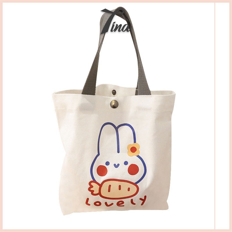 Túi tote đi chơi mini Hàn Quốc cute vải canvas đi học nữ Tina shop TX034
