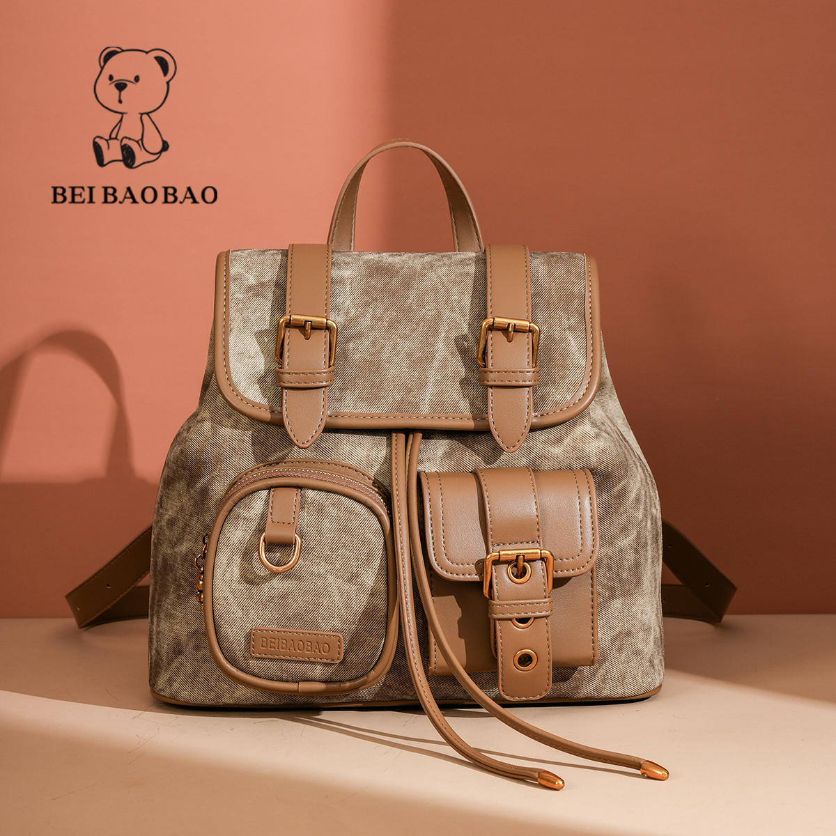 Ba lô Amara dáng vintage cá tính