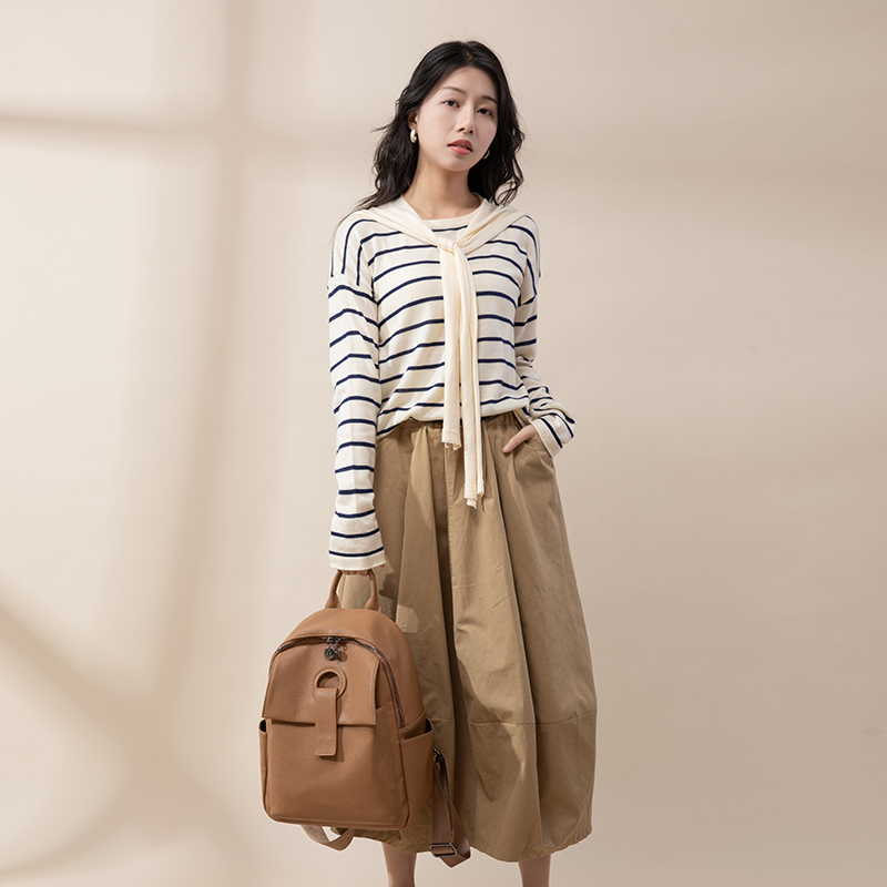 Ba lô nữ da trơn mềm cá tính BP201