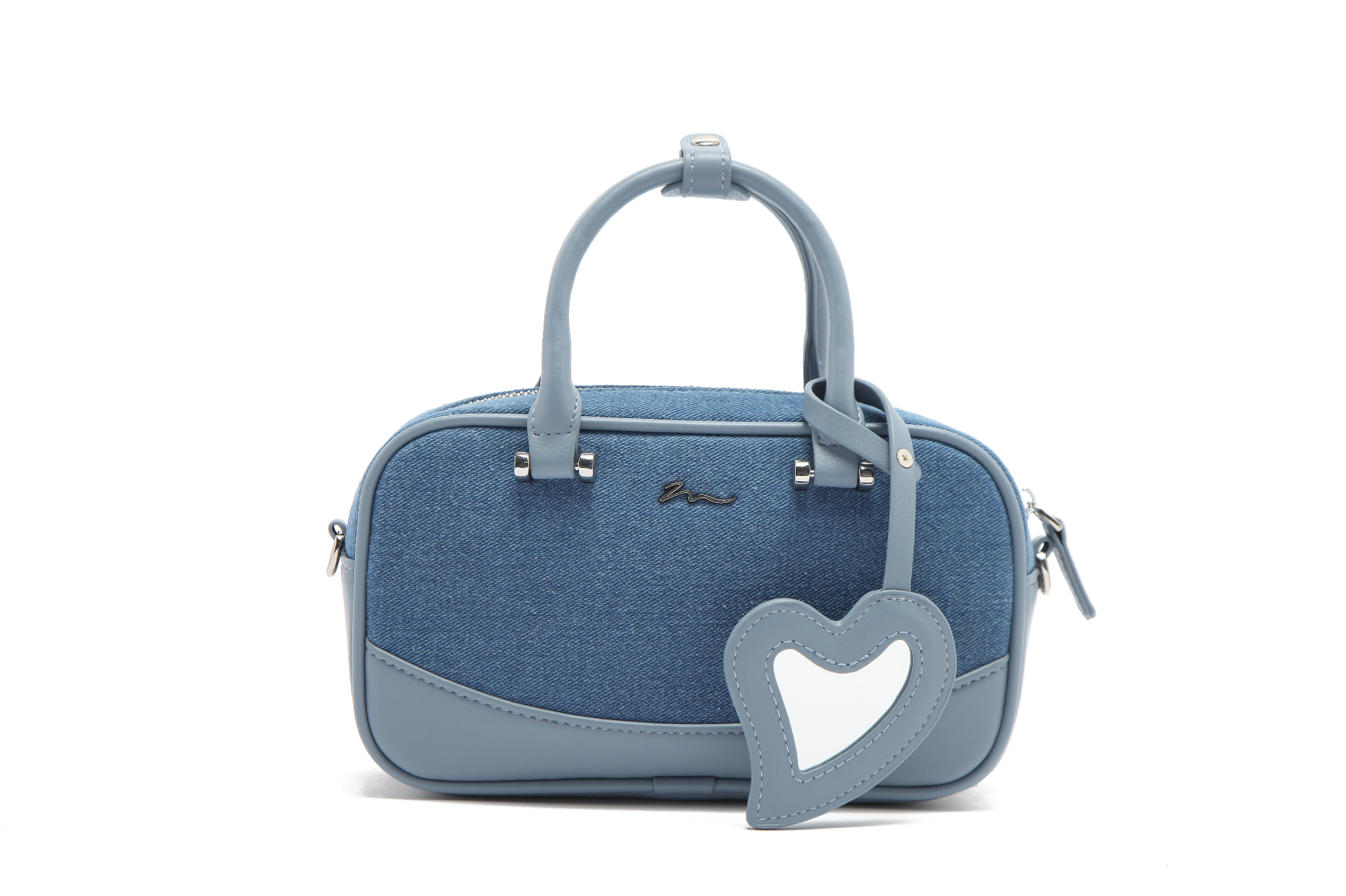 Túi MICOCAH Adalee denim cá tính kèm charm