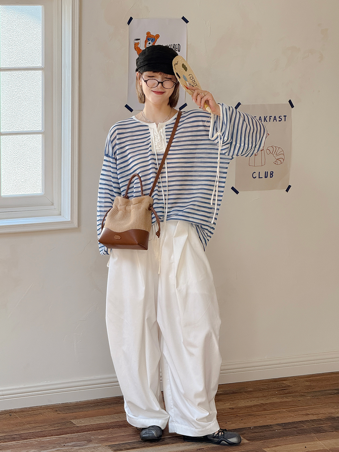 Túi MICOCAH Inaya dáng bucket giả cối dễ thương