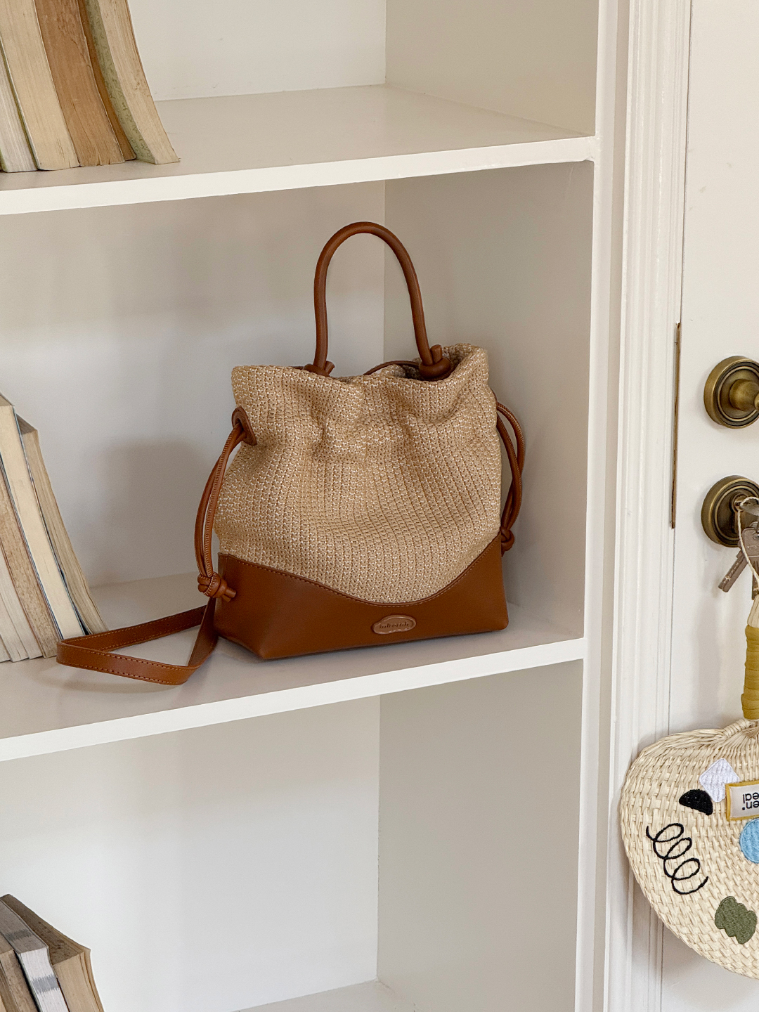 Túi MICOCAH Inaya dáng bucket giả cối dễ thương