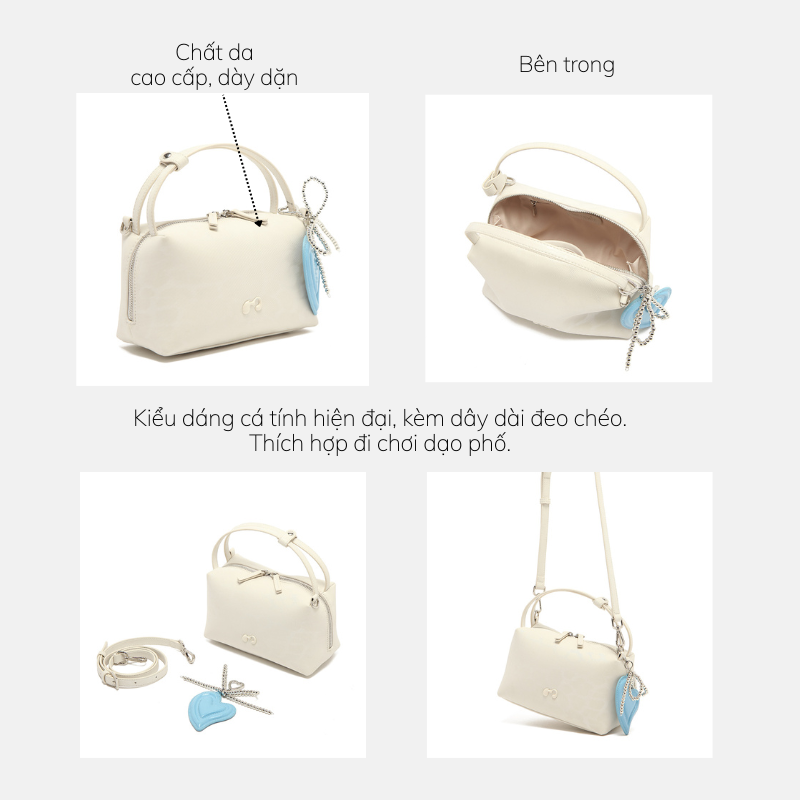 Túi MICOCAH Kimber Chính hãng nhỏ xinh kèm charm đeo chéo