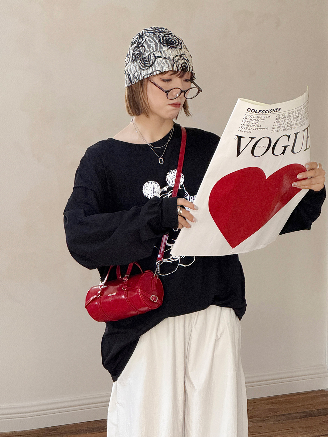 Túi MICOCAH Nyomi Chính hãng dáng bowling đáng yêu