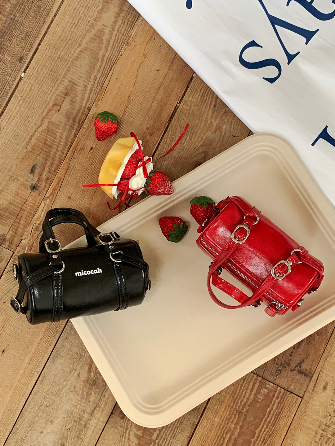 Túi MICOCAH Nyomi Chính hãng dáng bowling đáng yêu