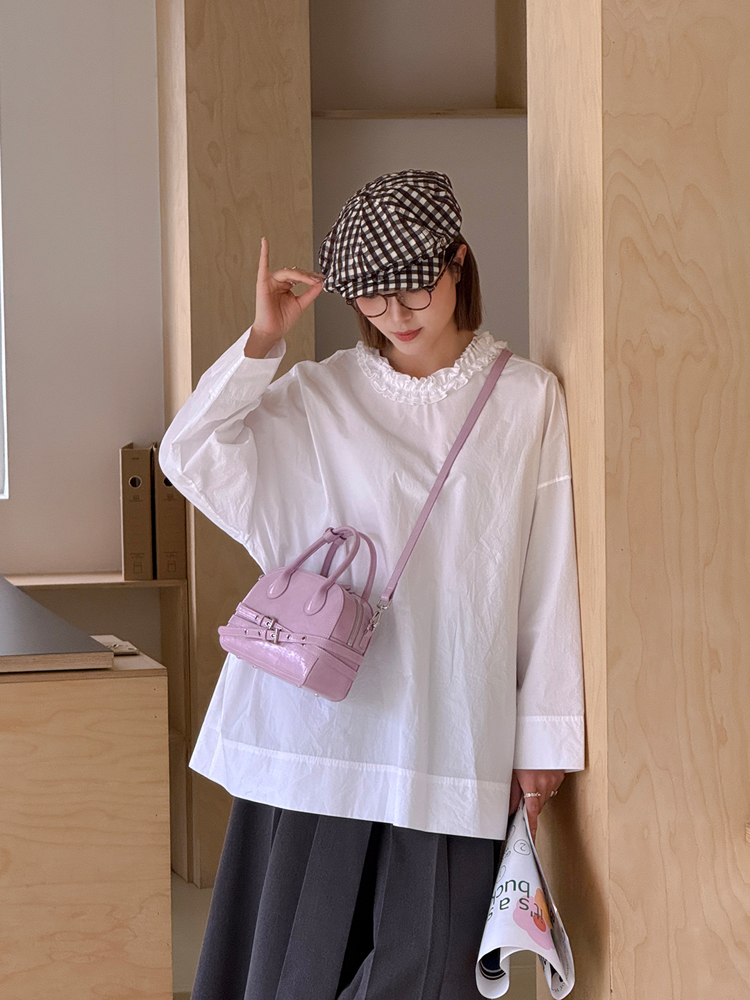 Túi nữ MICOCAH Juliette dáng hến công sở