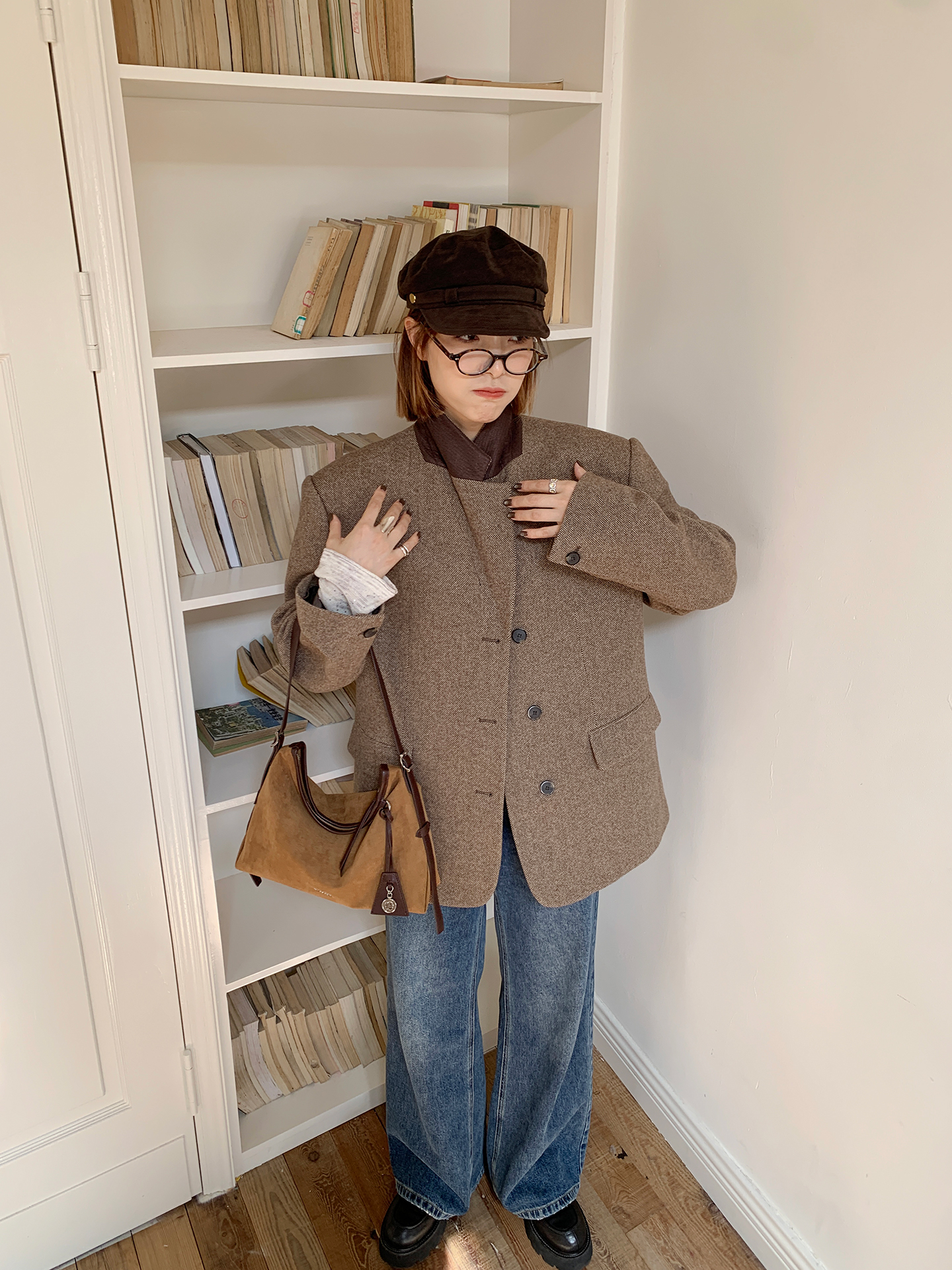 Túi nữ MICOCAH Savannah dáng hobo cá tính kèm keychain