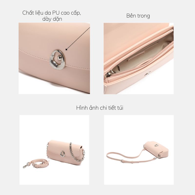 Túi xách nhỏ MICOCAH Baguette đeo vai M579 Tina Shop