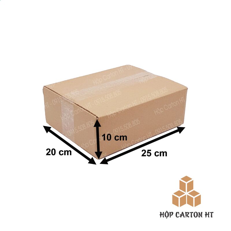 Hộp carton B 25x20x10