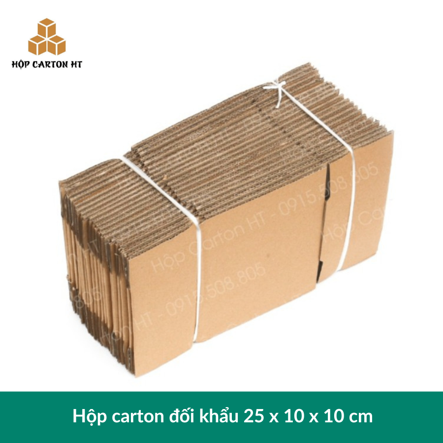 Hộp carton E 25x10x10