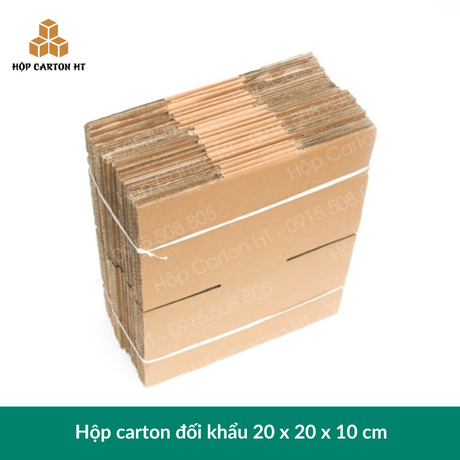 Hộp carton B 20x20x10