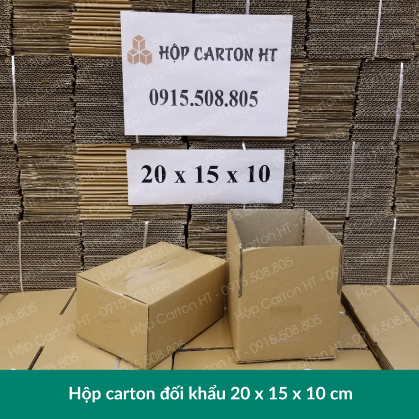 Hộp carton  B 20x15x10