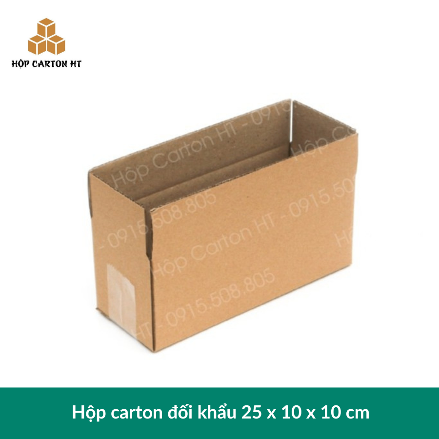 Hộp carton E 25x10x10