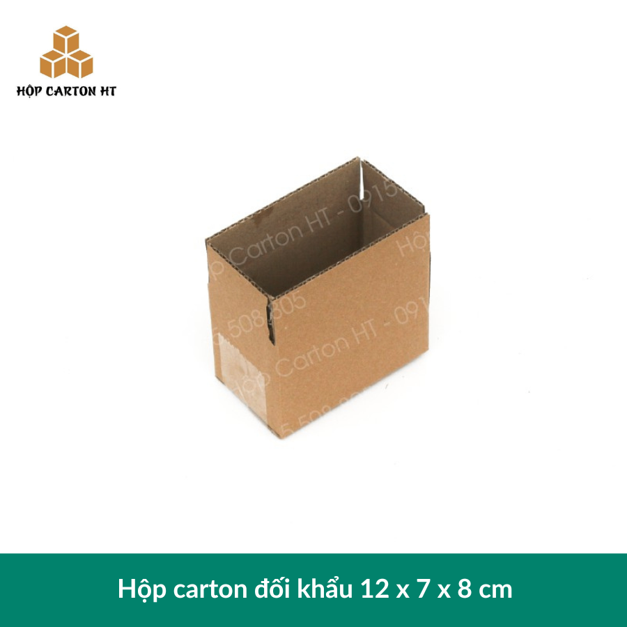 Hộp carton E 12x7x8