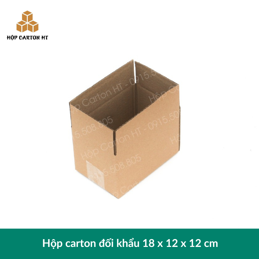 Hộp carton E 18x12x12