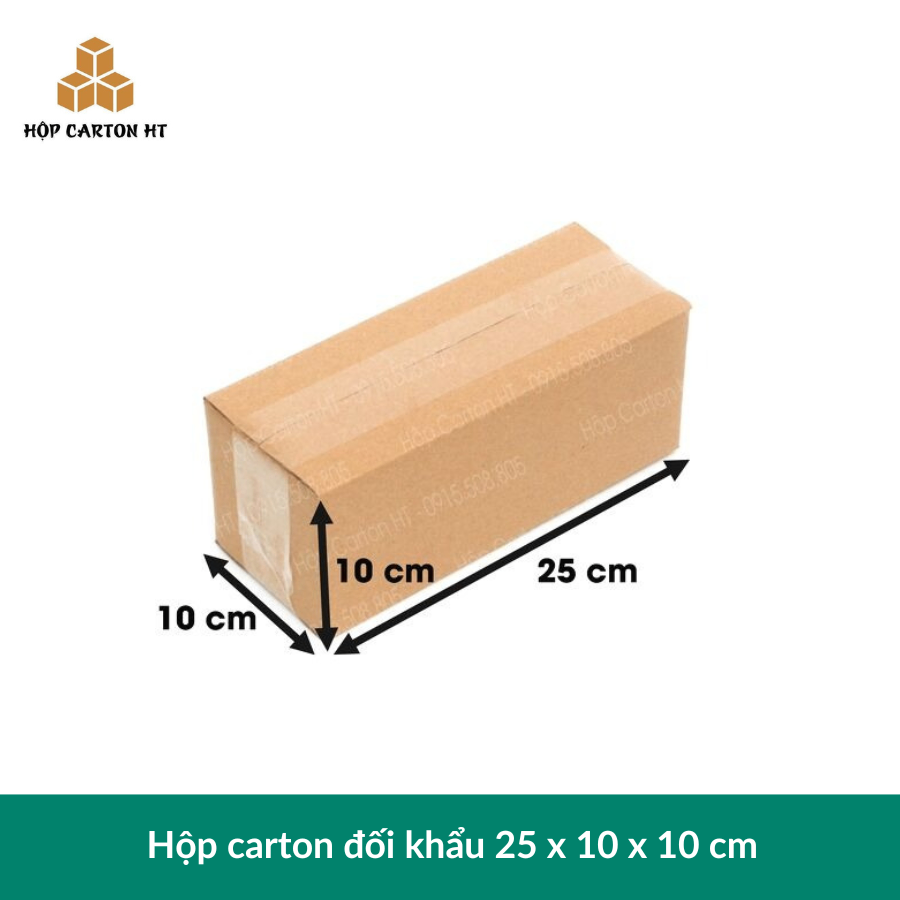 Hộp carton E 25x10x10