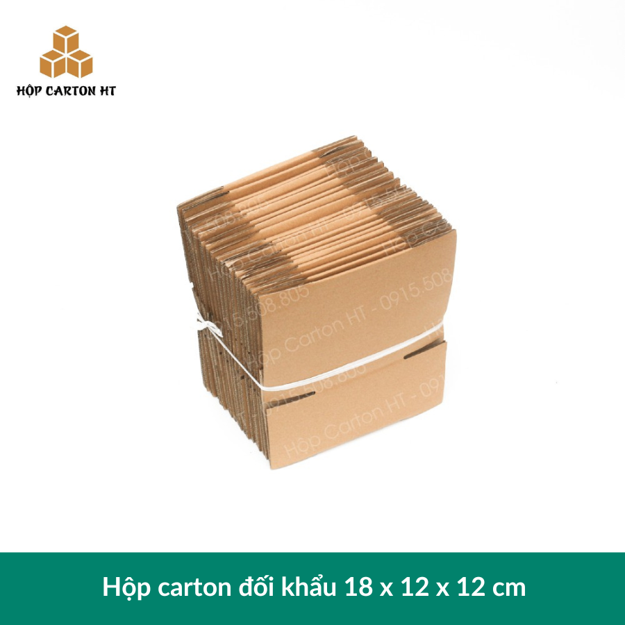 Hộp carton E 18x12x12