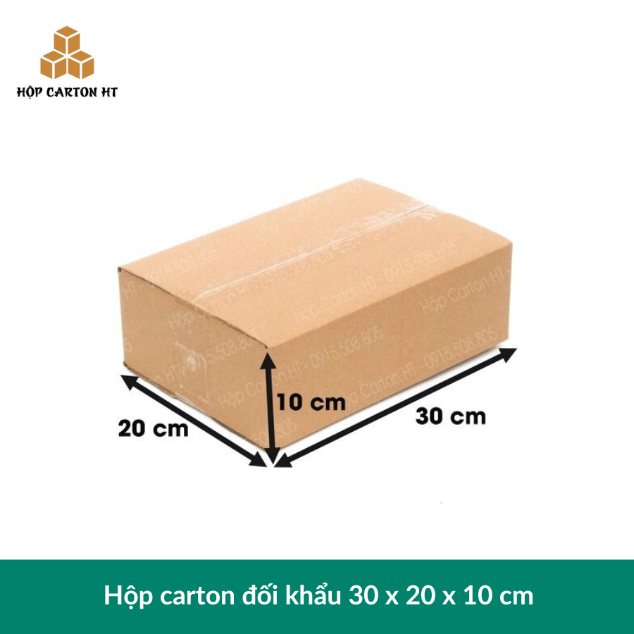 Hộp carton B 30x20x10