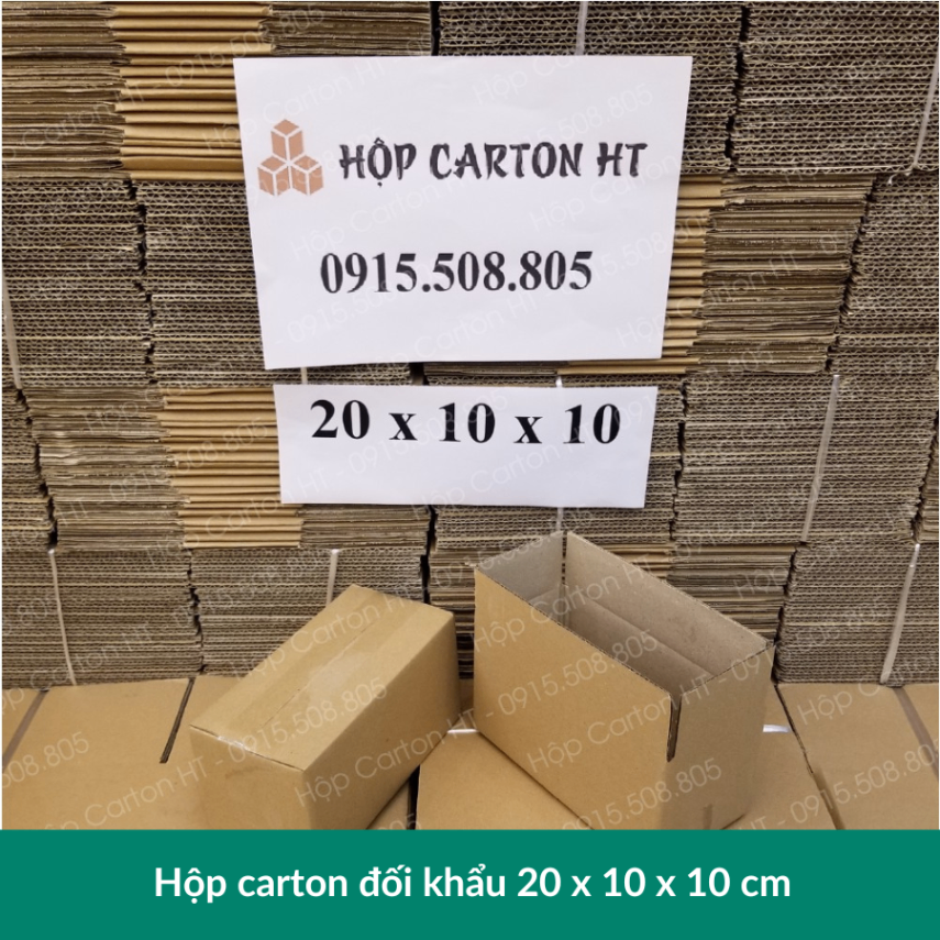 Hộp carton E  20x10x10