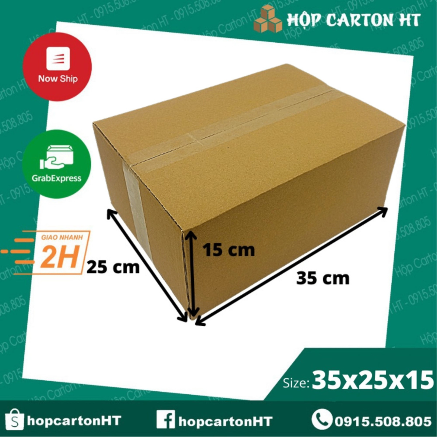 Hộp carton C 35x25x15