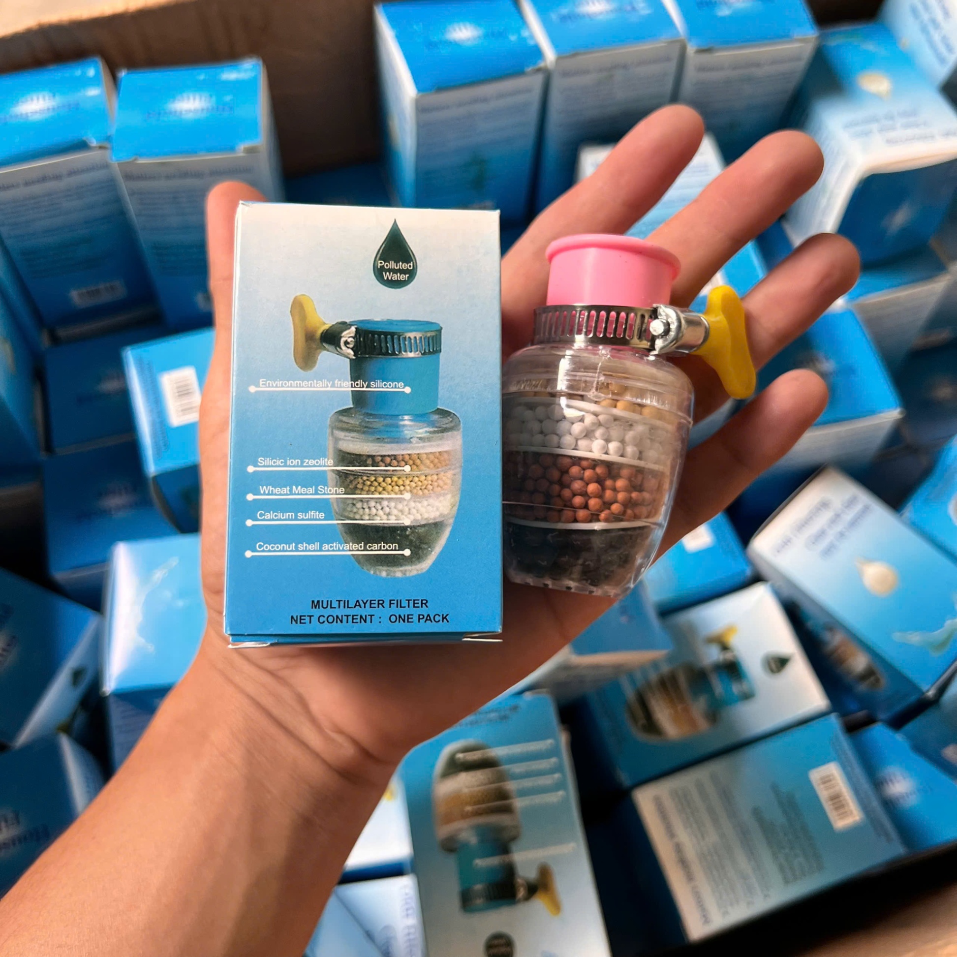 Đầu Vòi Lọc Nước Rửa Bát 4 Tầng - Giá Sỉ