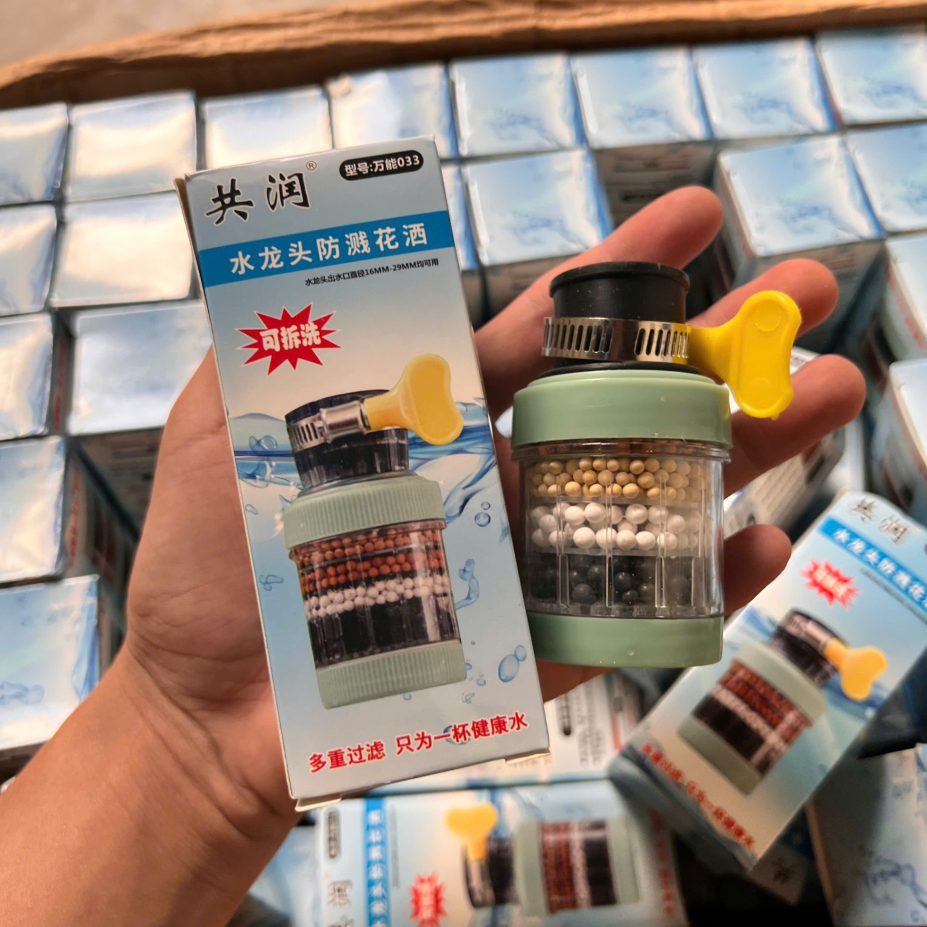 Đầu Vòi Lọc Nước Hình Trụ 6 Tầng - Đầu Lọc Vòi Nước - Giá Sỉ