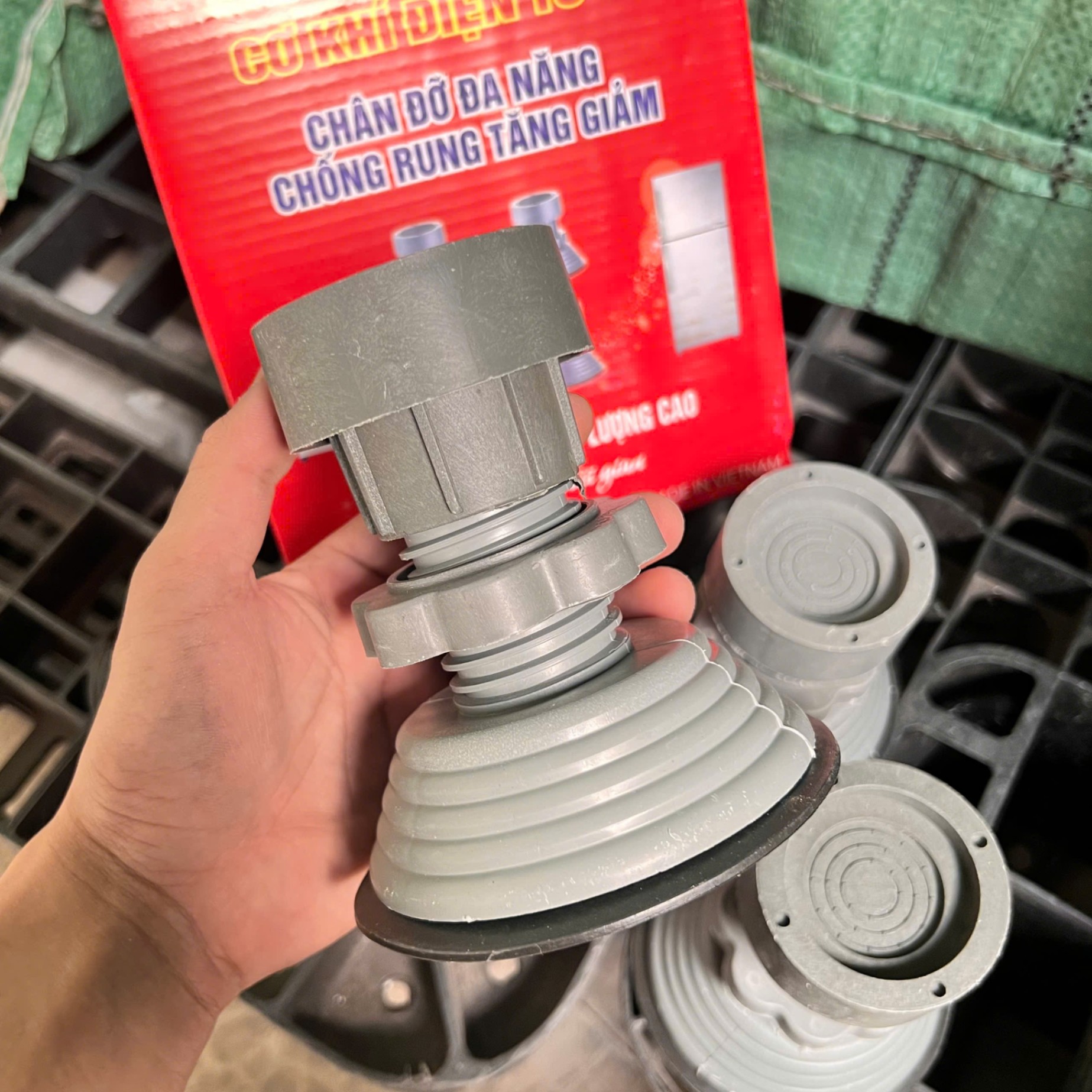 Bộ 4 Chân Đỡ Đa Năng Chống Rung Cao Cấp M4 - Bộ 4 Chân Đỡ Chống Rung - Chân Đỡ Máy Giặt Tủ Lạnh - Giá Sỉ