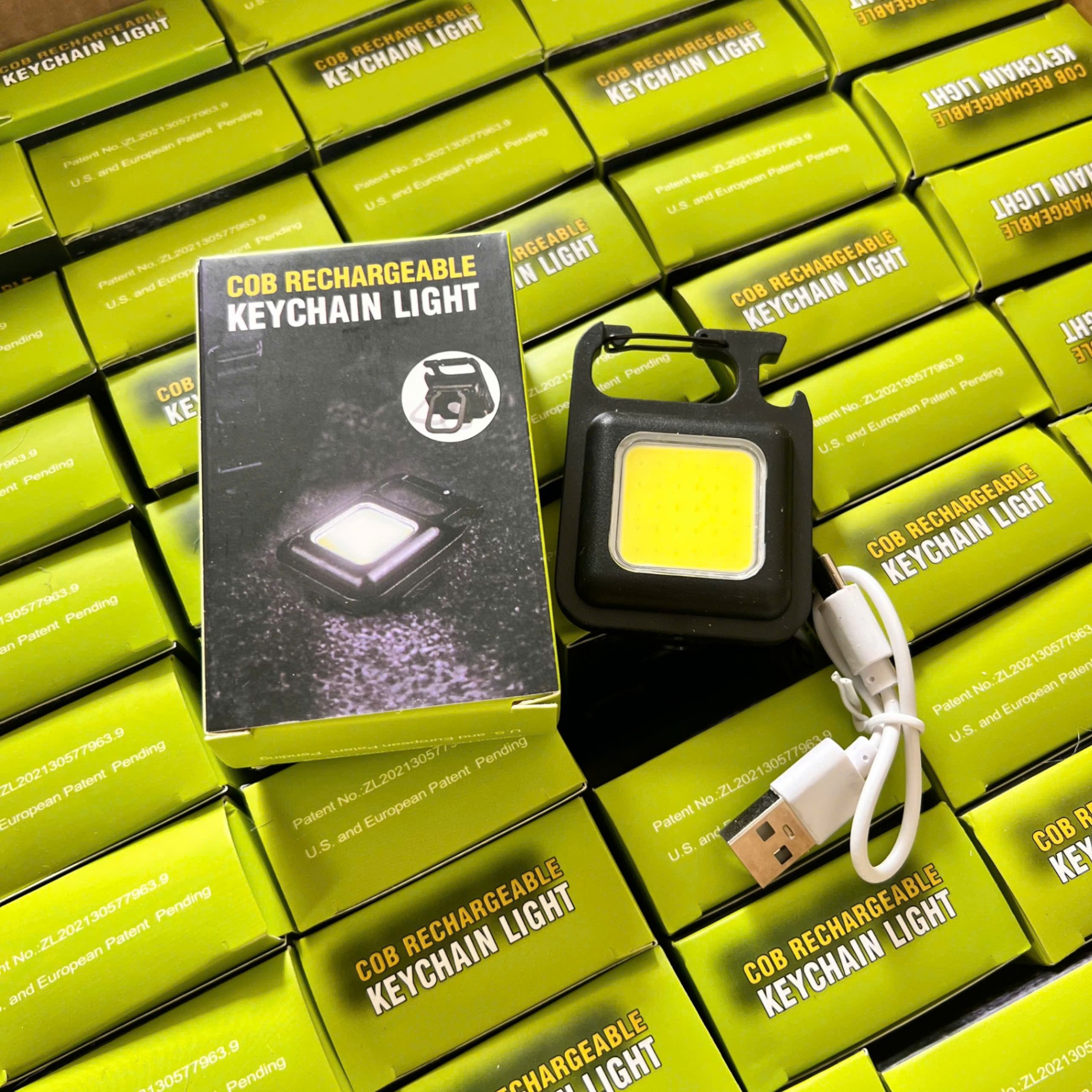 Đèn Pin Đèn Led Móc Chìa Khoá COB Mini Nam Châm Đa Năng Bỏ Túi Mang Theo Du Lịch Dã Ngoại - Đèn Pin COB Led ( 3 CHẾ ĐỘ ) Siêu Sáng - Giá Sỉ