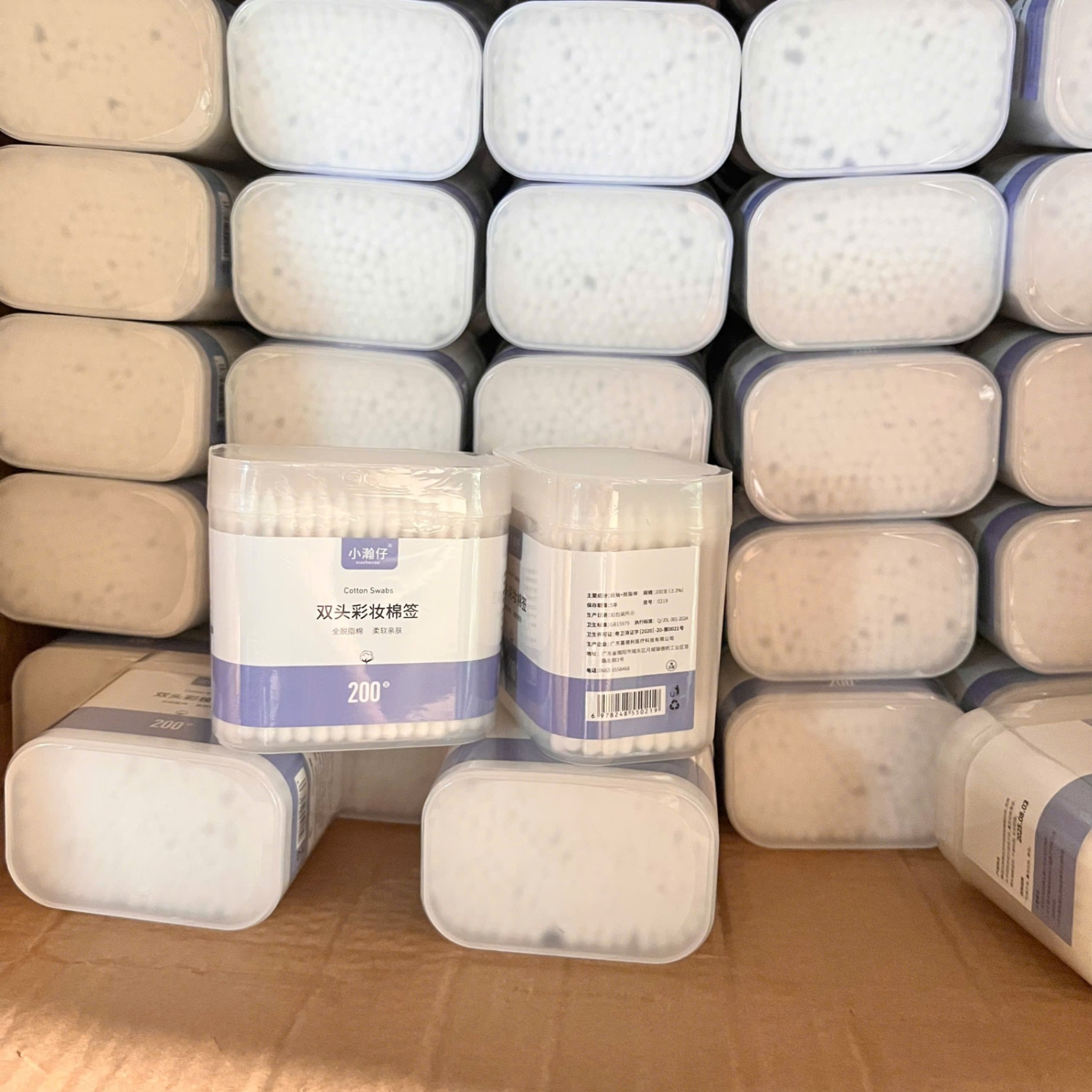 Hộp 200 Tăm Bông 2 Đầu Mềm Mại - Hộp Bông Tăm Ngoáy Tai - Bông Tăm Ngoáy tai - Giá Sỉ