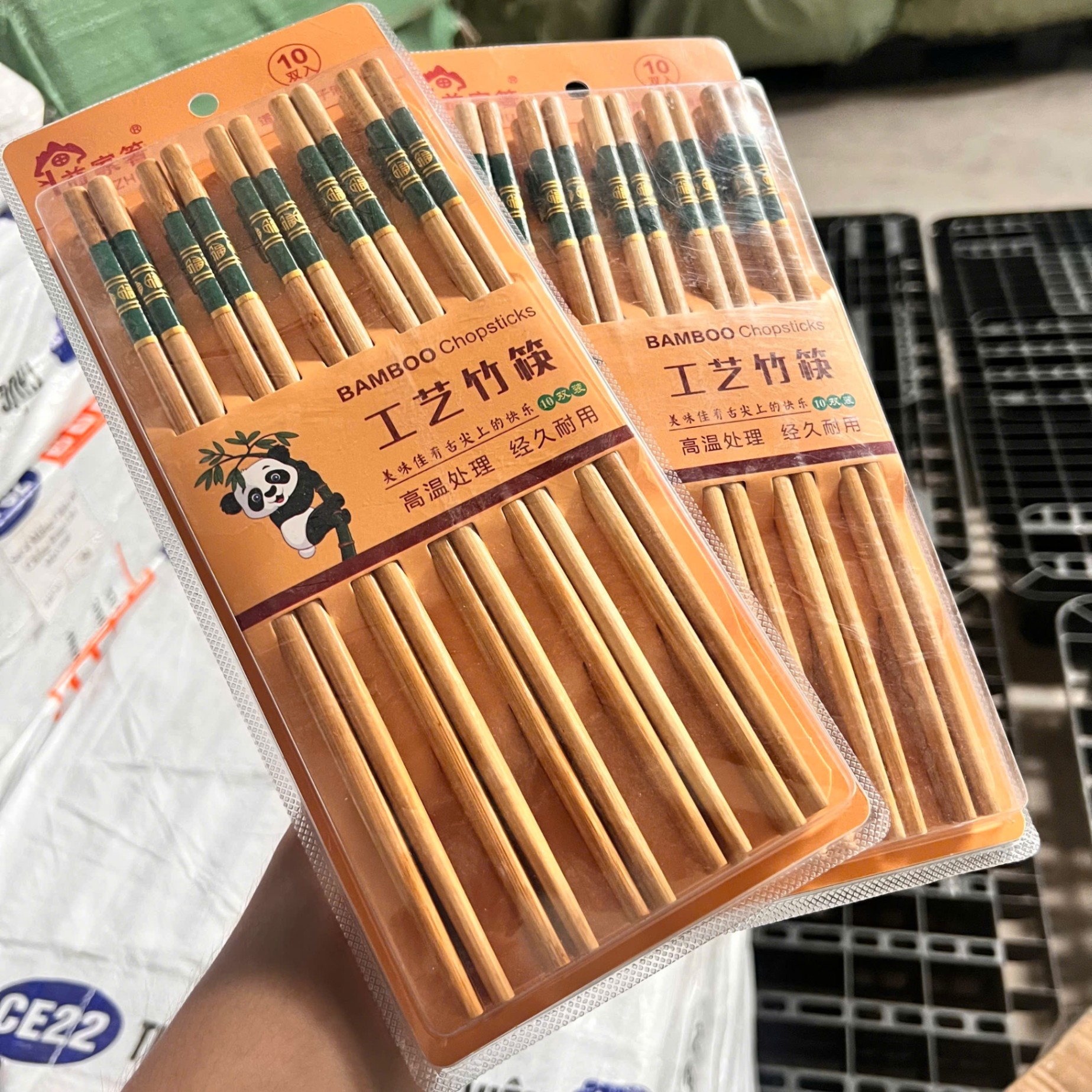 Bộ 10 Đôi Đũa Tre BAMBOO Cao Cấp - Vỉ 10 Đôi Đũa Tre Tiện Lợi - Bộ 10 Đôi Đũa Tre - Giá Sỉ