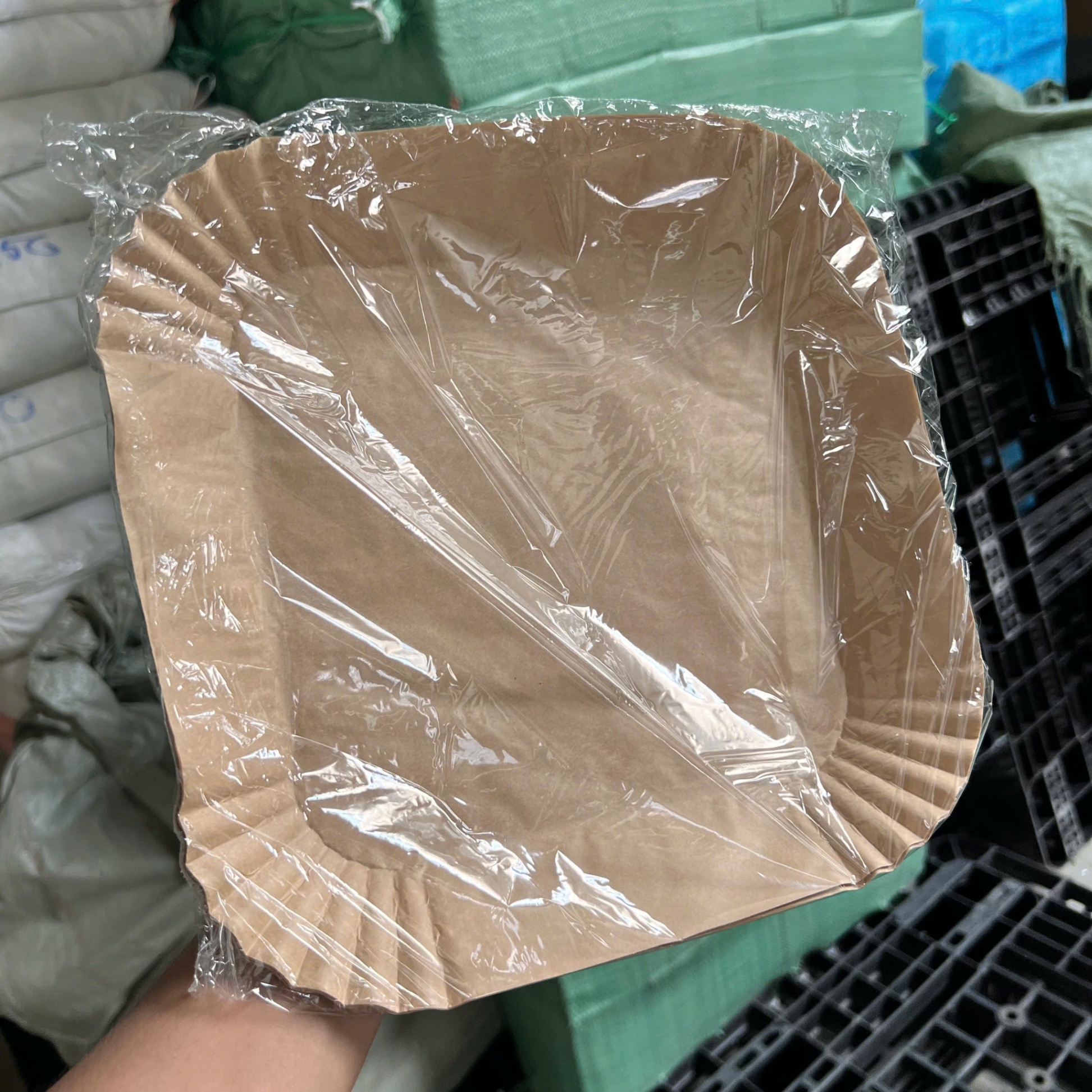 Giấy Nến Vàng Hình Vuông Chống Thấm Dầu Mỡ Lót Nồi Chiên Không Dầu - Set 50 Giấy Nến Tròn Tròn Thấm Dầu - Giá Sỉ