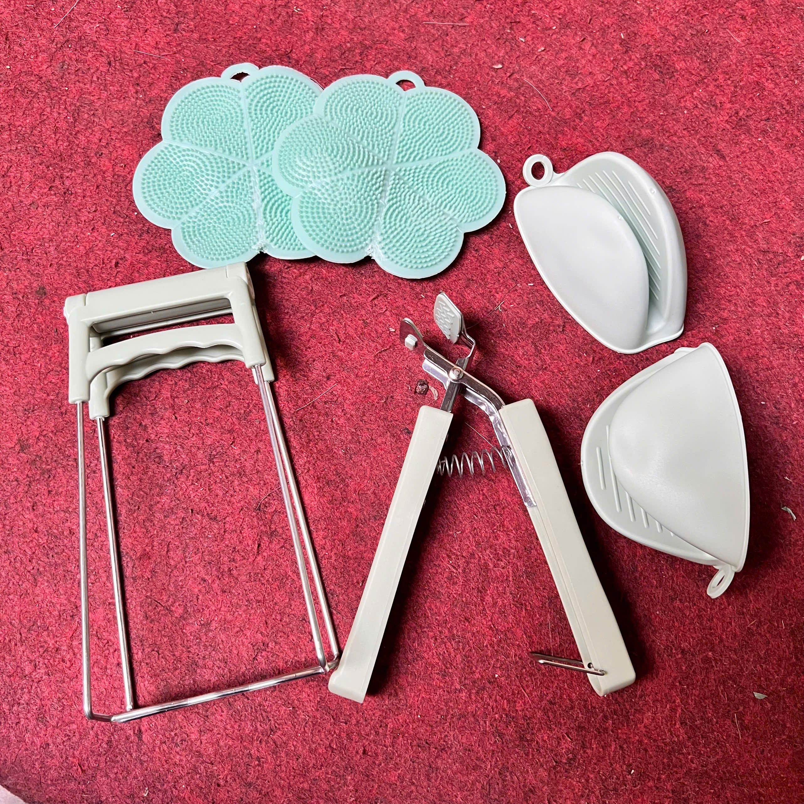 Bộ 6 Dụng Cụ Gắp Bát Đĩa Chống Nóng Chuyên Dụng Trong Nhà Bếp, Đồ Gắp Đĩa Bát Nồi Hấp, Lò Nướng, Tiện Lợi - Giá Sỉ