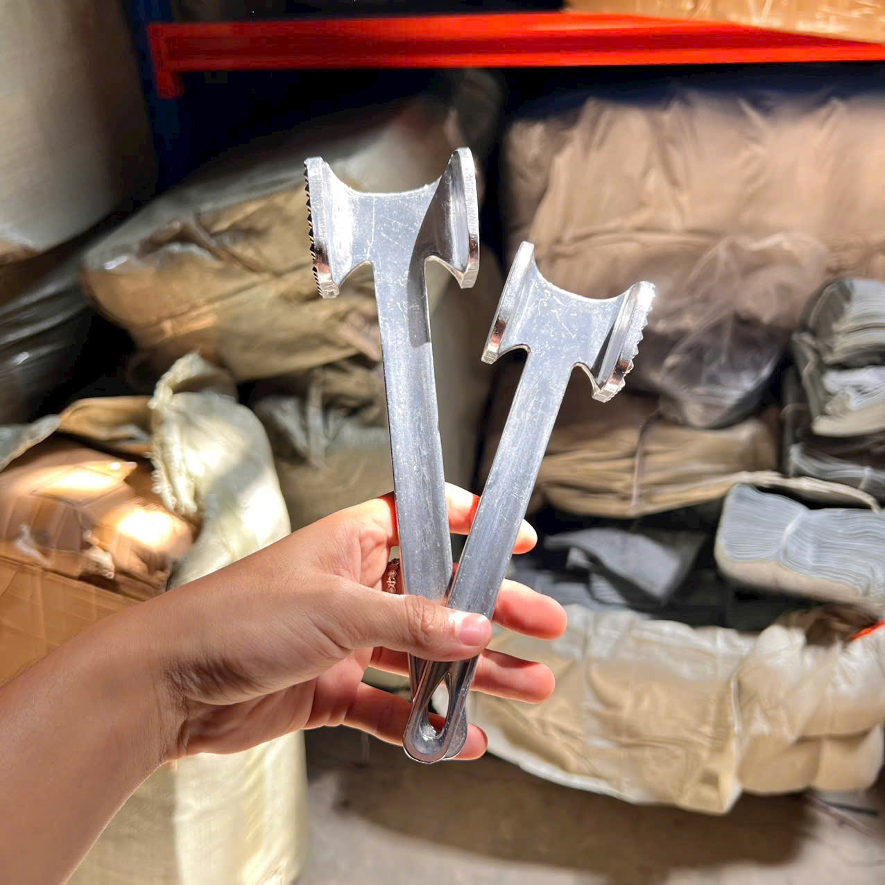 Búa Đập Thịt 22Cm , Đập Gừng Tỏi Kết Cấu 2 Mặt Bằng Nhôm Đúc Chống Gỉ Sét, Dụng Cụ Xăm Thịt Làm Mềm Thịt - Búa Đập Thịt Tỏi 2 Đầu Tiện Lợi - Giá Sỉ