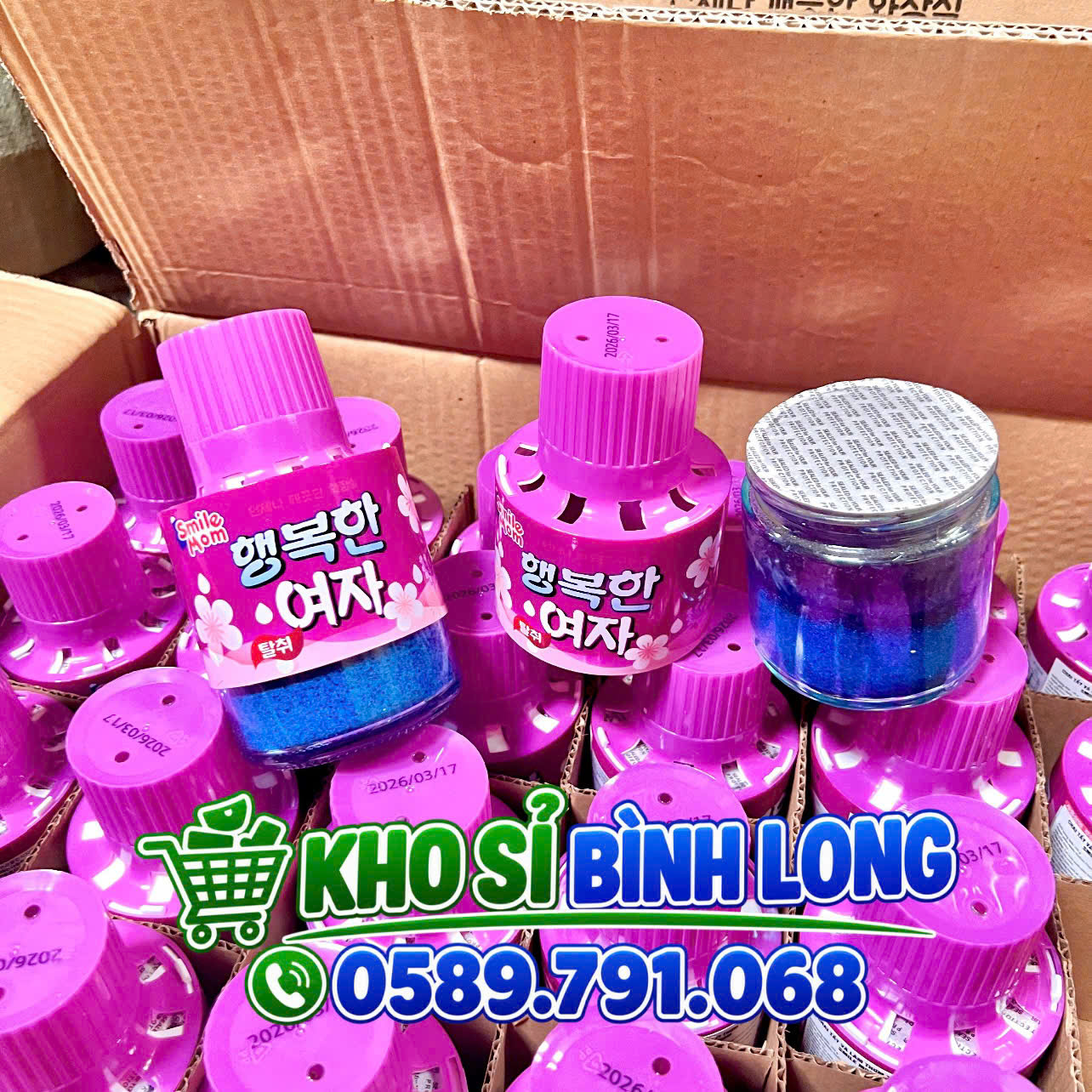 Cốc Thả Tẩy Vệ Sinh Bồn Cầu Smile Mom 180g, Diệt Vi Khuẩn và Chống Ố Vàng Từ Hàn Quốc - Giá Sỉ