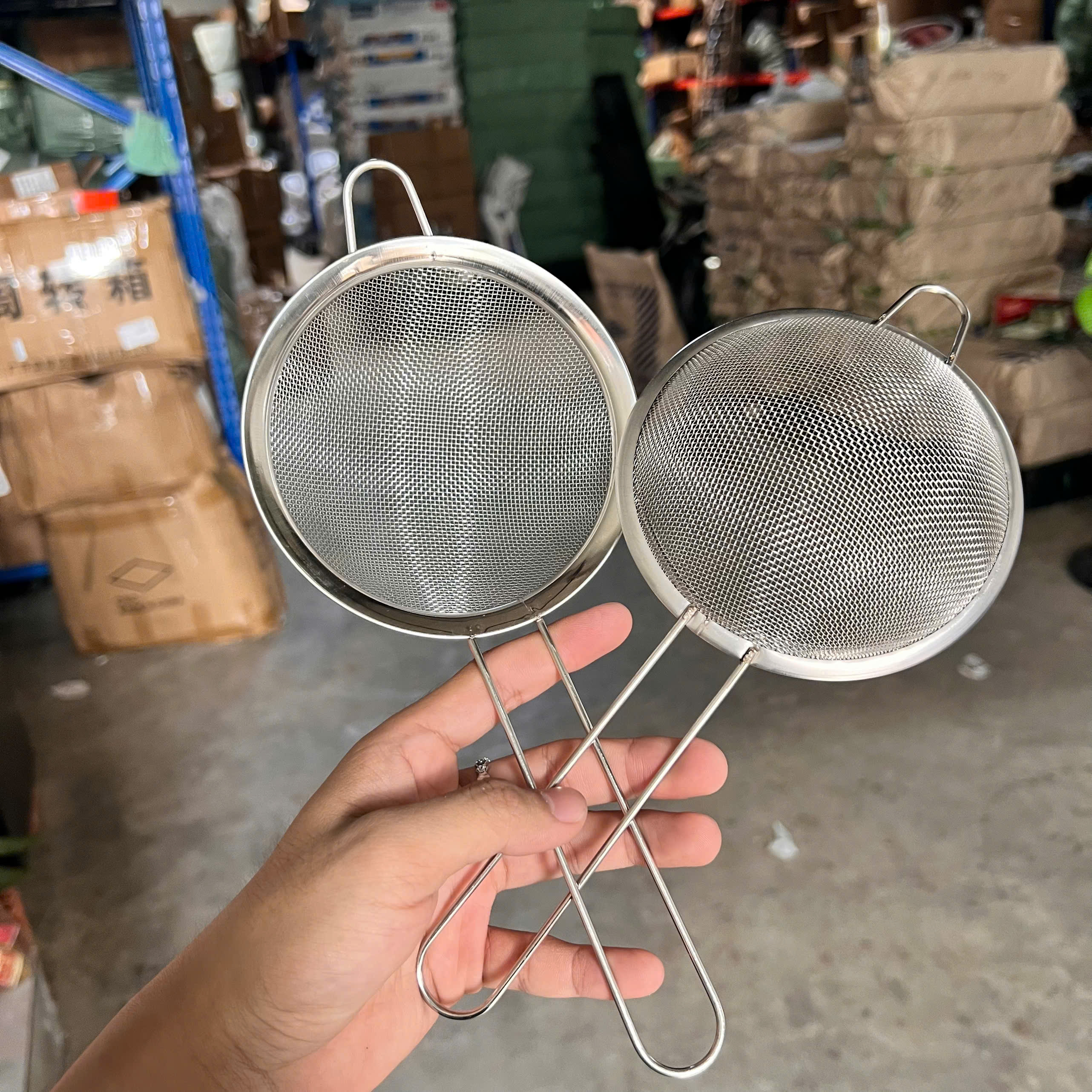 Rây Lọc Inox 12cm , Dụng Cụ Rây Cháo và Đồ Ăn Siêu Mịn Cho Bé Ăn Dặm - Giá Sỉ