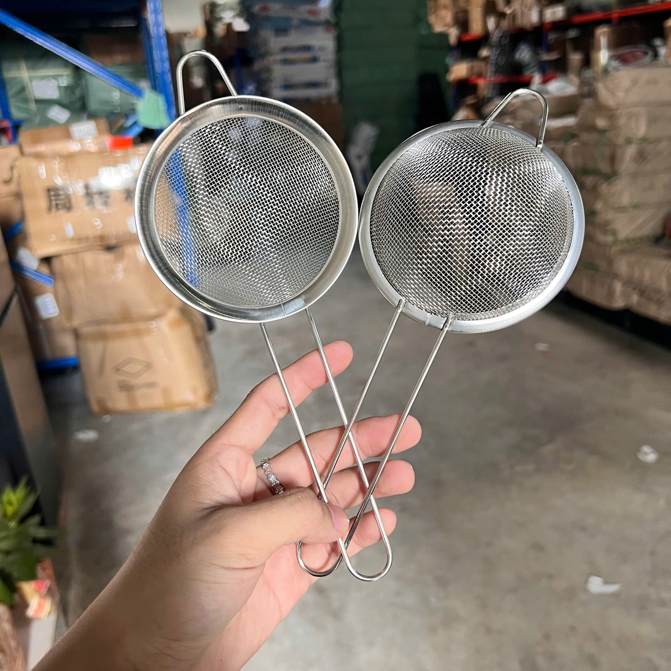 Rây Lọc Inox 10cm , Dụng Cụ Rây Cháo và Đồ Ăn Siêu Mịn Cho Bé Ăn Dặm - Giá Sỉ