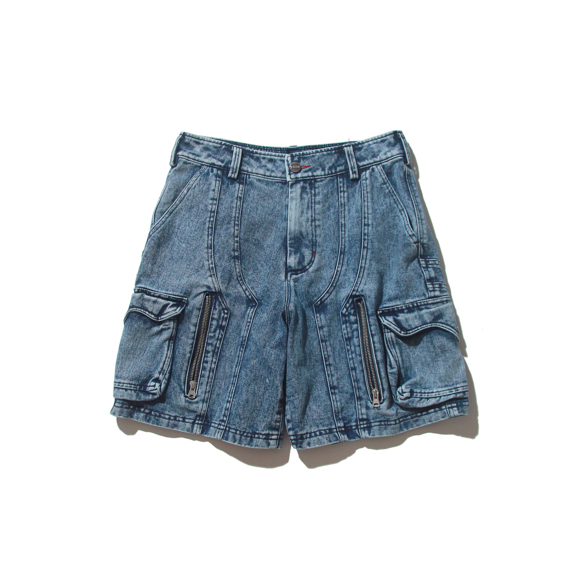 TUNNEL CARGO SHORTS - Xanh