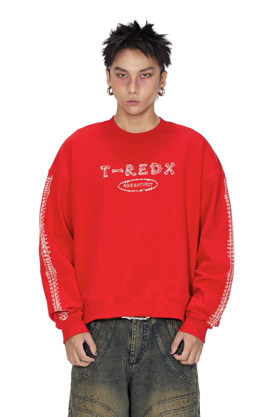 RED BONNIE SWEATER ( RED GARMENT)