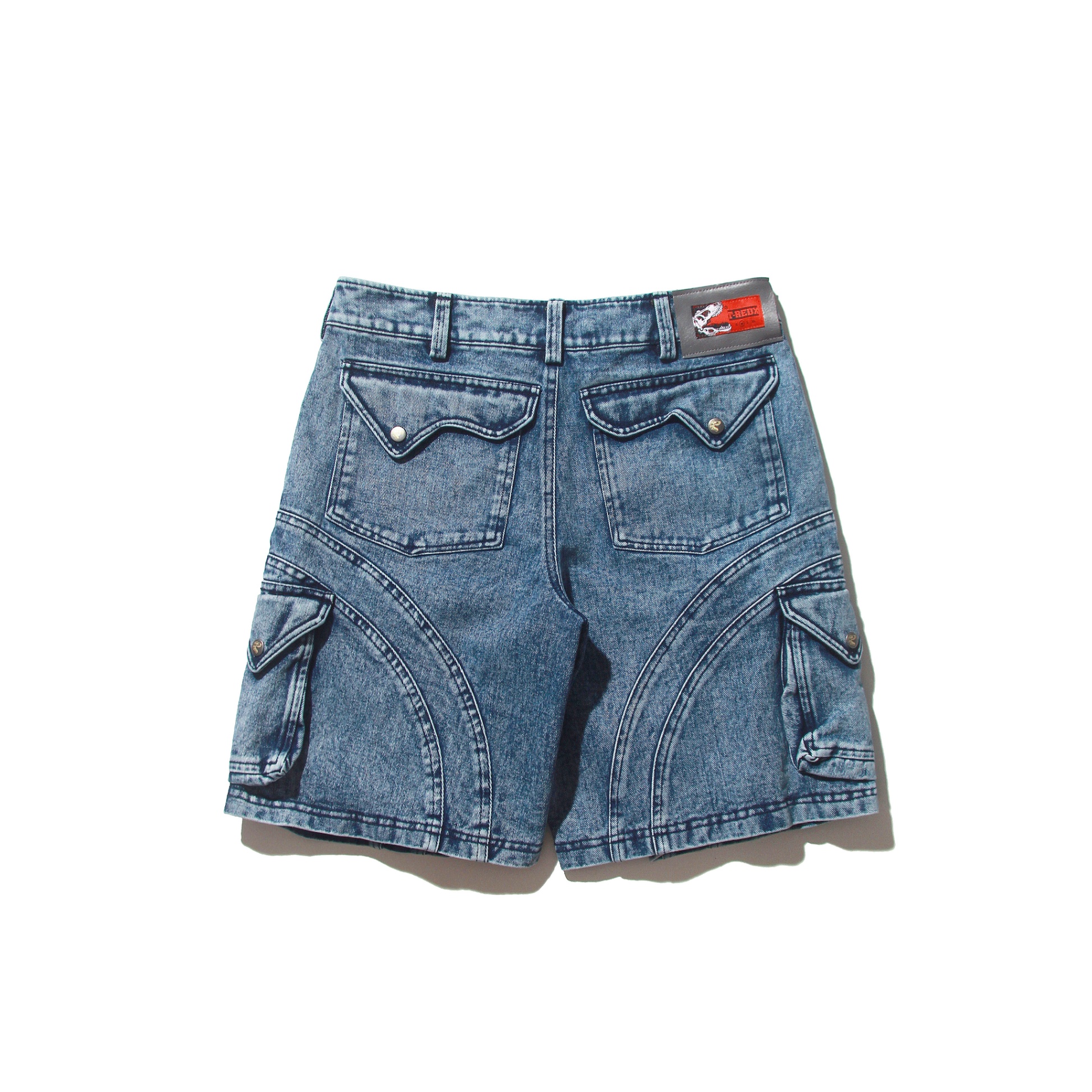 TUNNEL CARGO SHORTS - Xanh