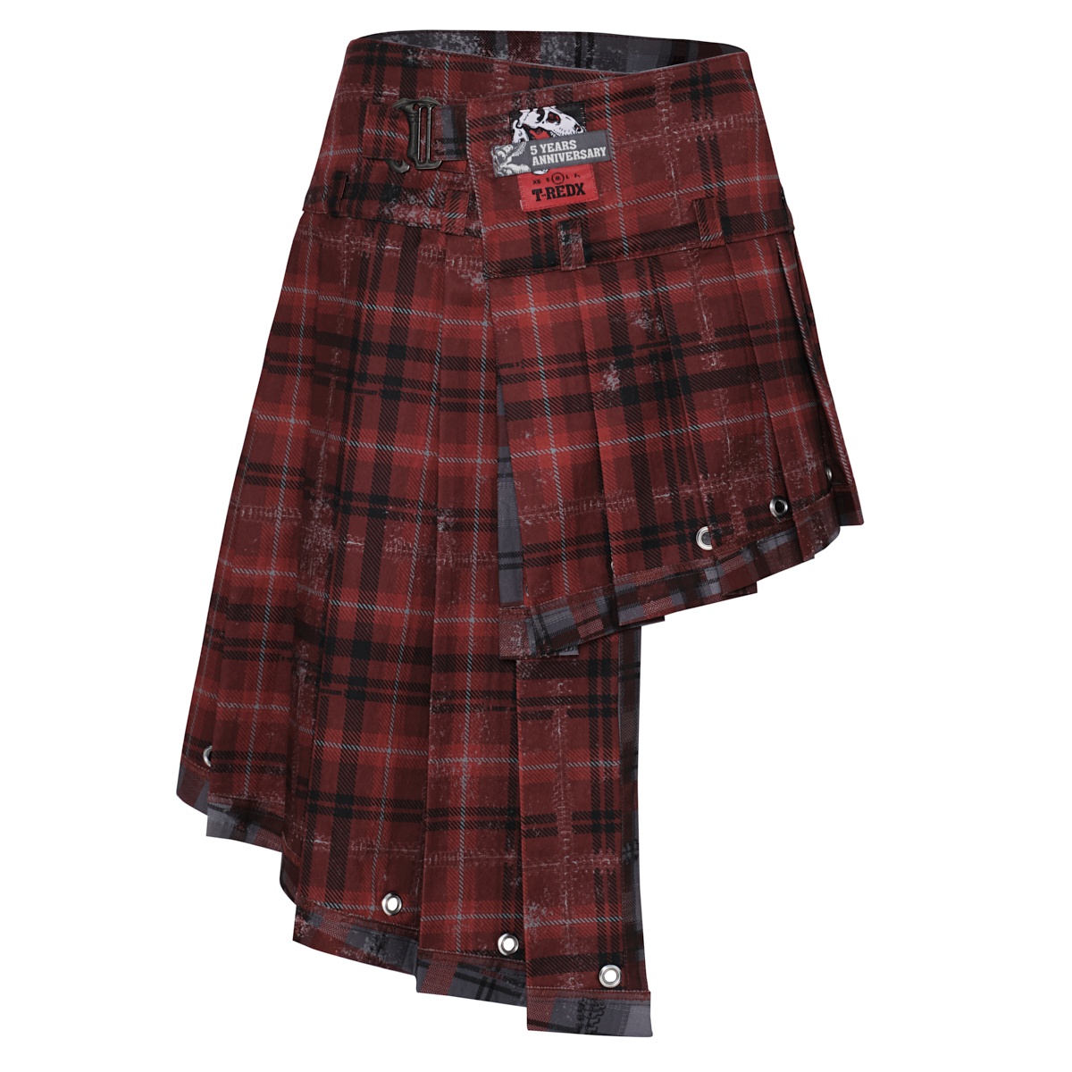 Thixotropic Wrap Pleated Skirt