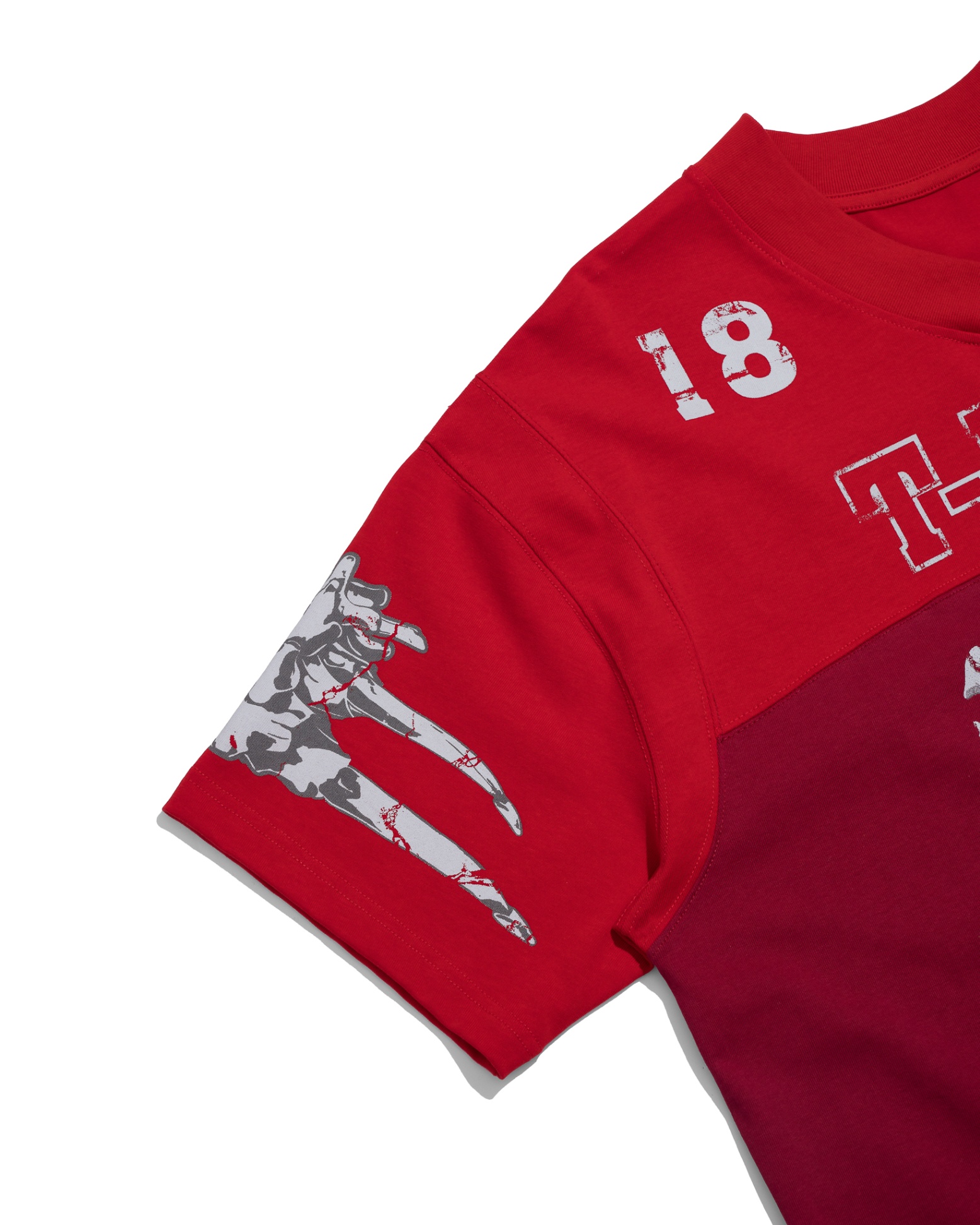 Concrete Jungle Jersey Tee - Red Garment