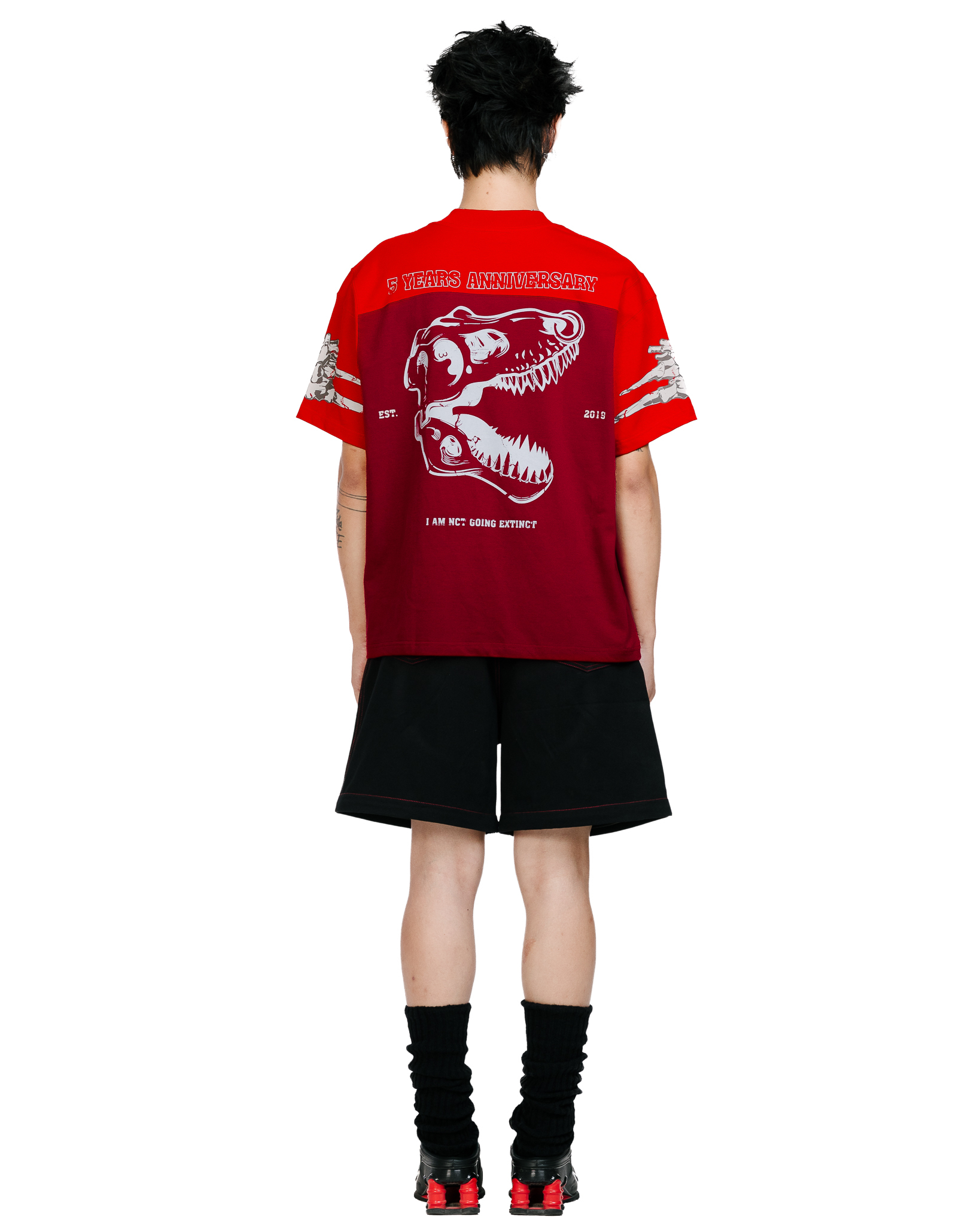 Concrete Jungle Jersey Tee - Red Garment