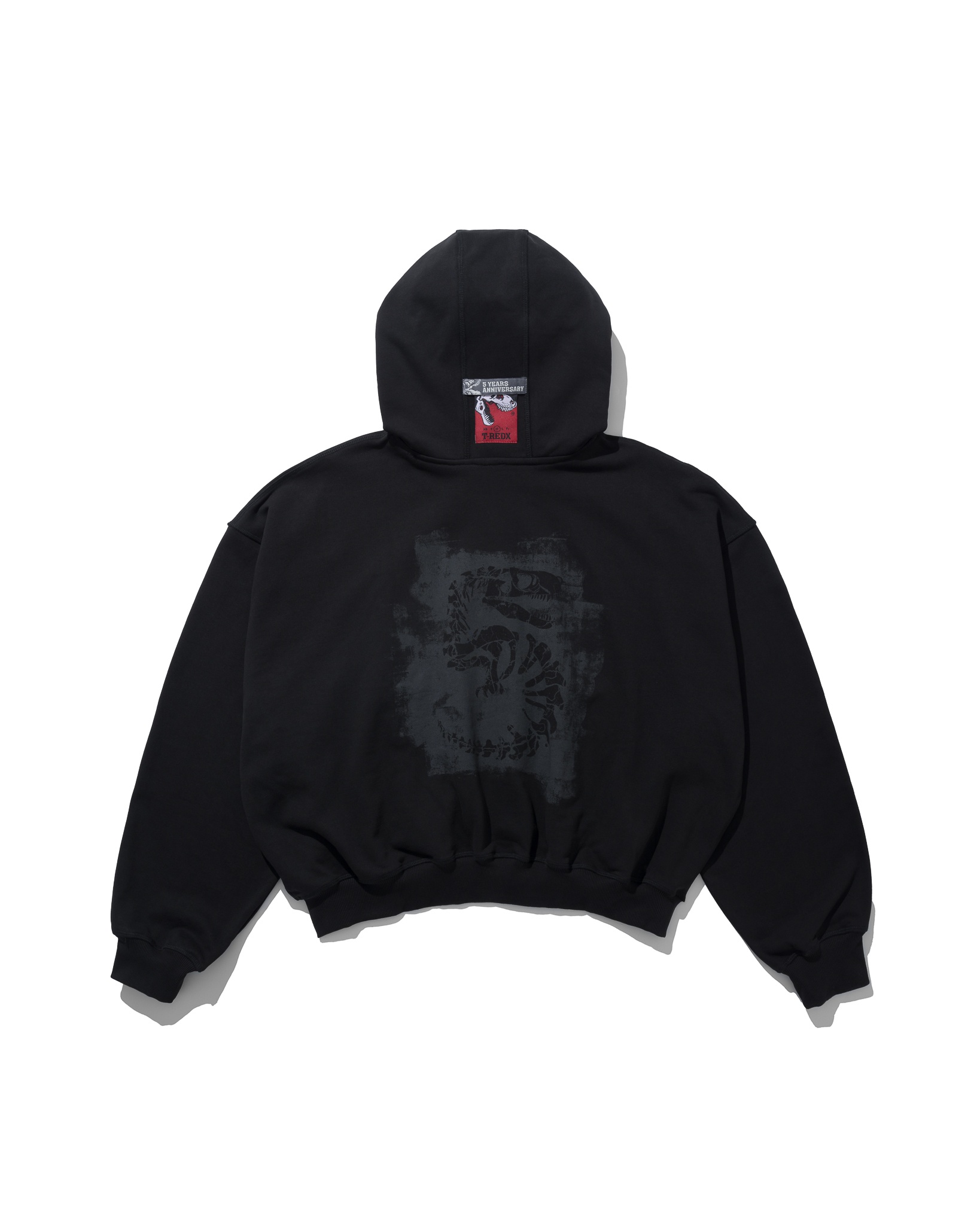 5raphite Zipped Hoodie