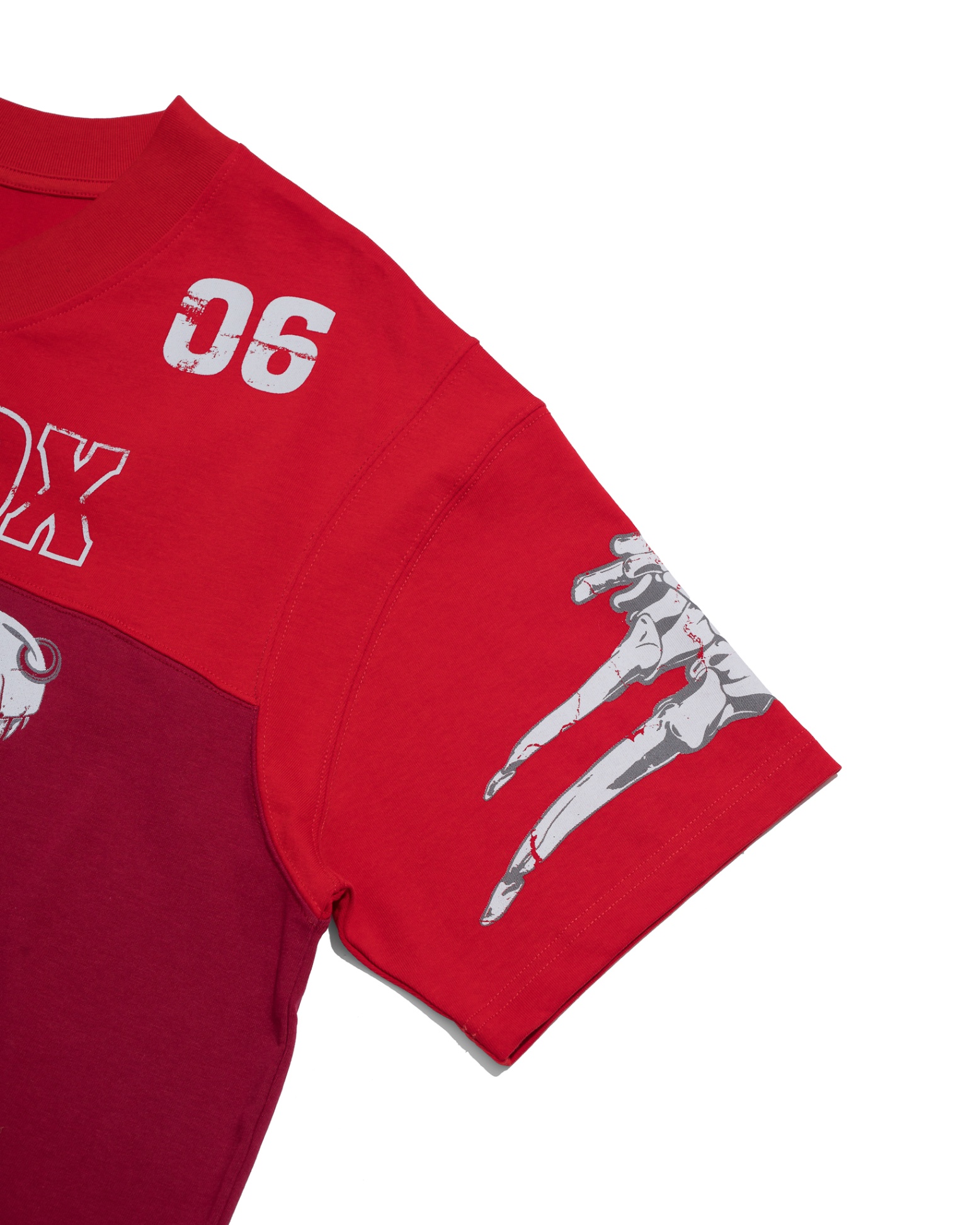 Concrete Jungle Jersey Tee - Red Garment