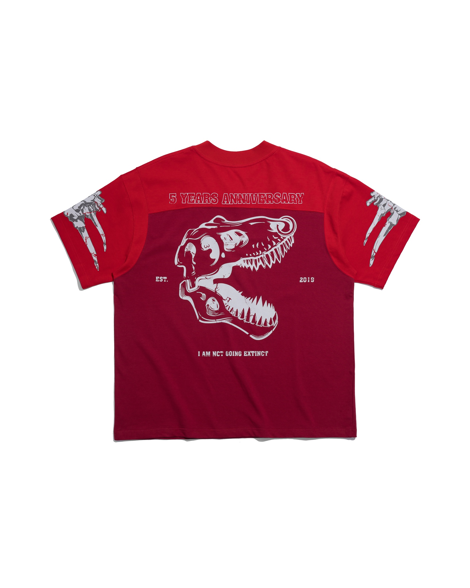 Concrete Jungle Jersey Tee - Red Garment