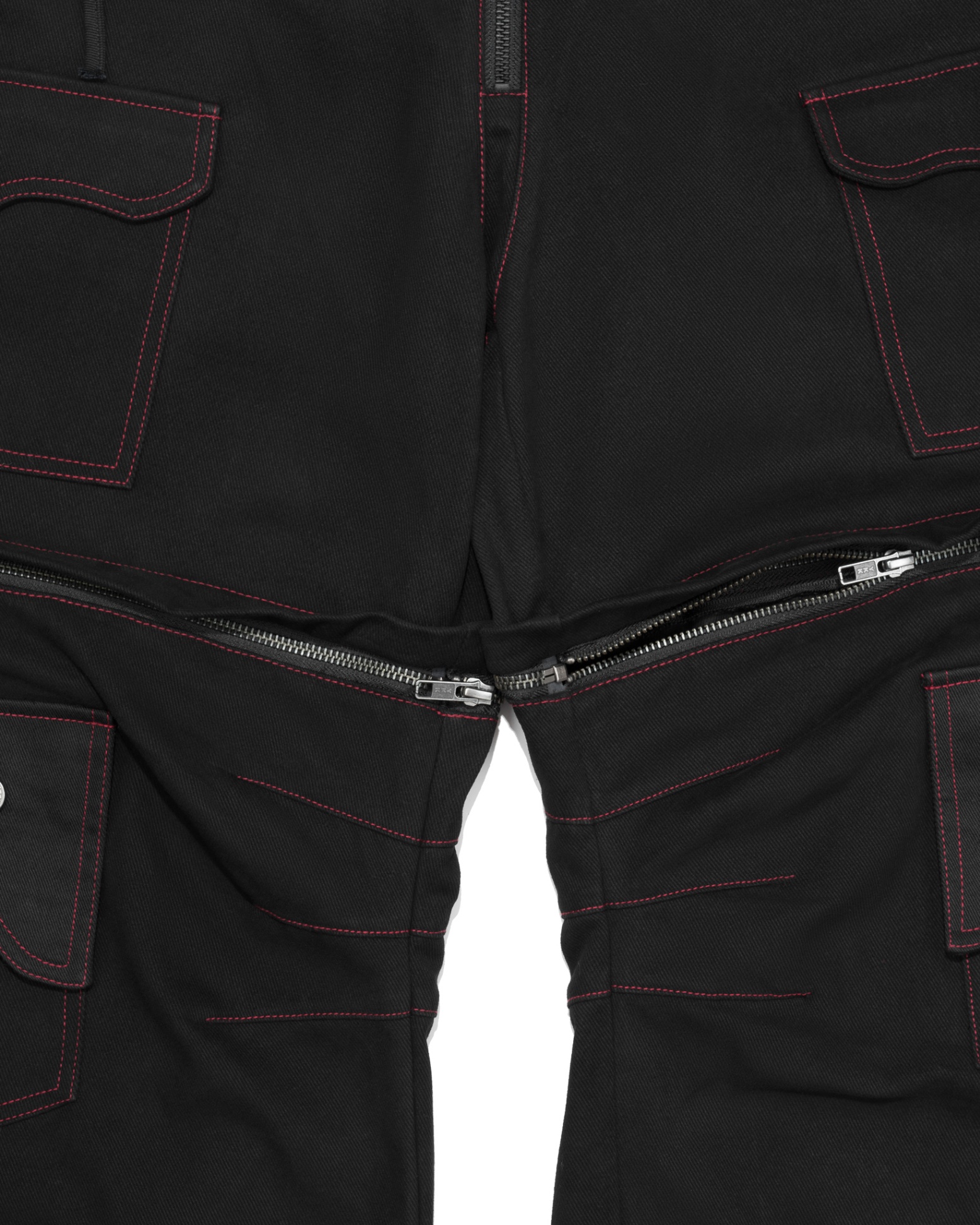 Past3 Tranforms Khaki Pants - Black