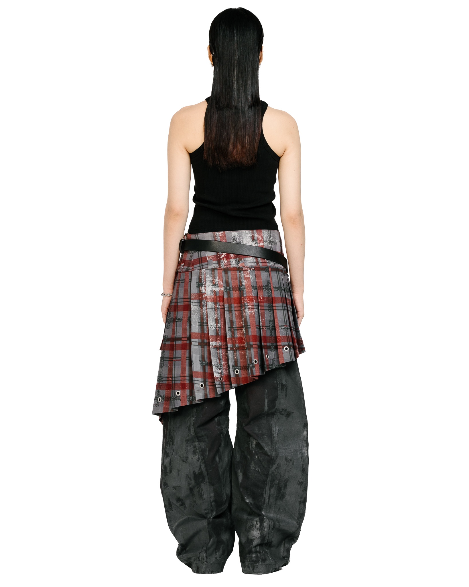Thixotropic Wrap Pleated Skirt