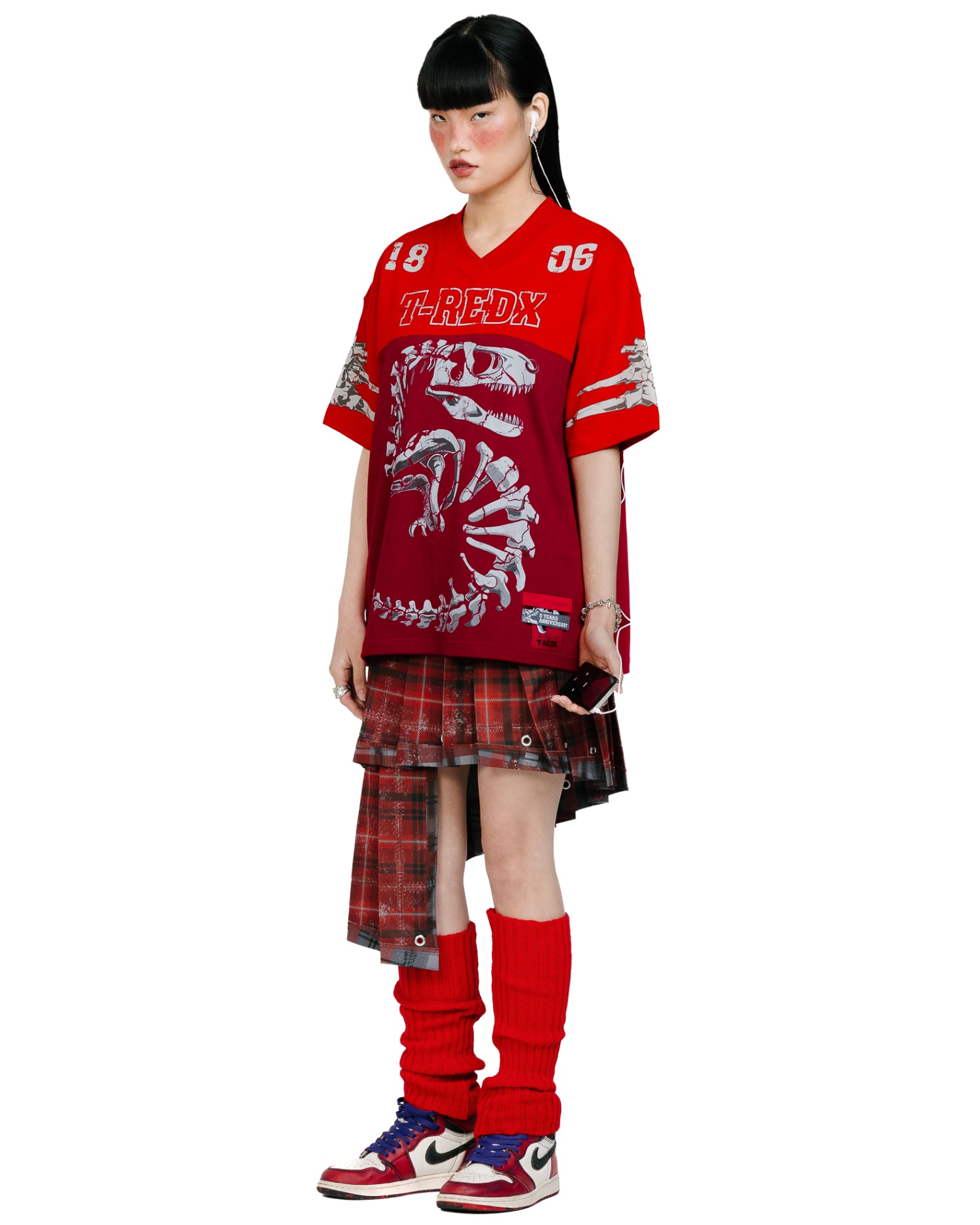 Thixotropic Wrap Pleated Skirt