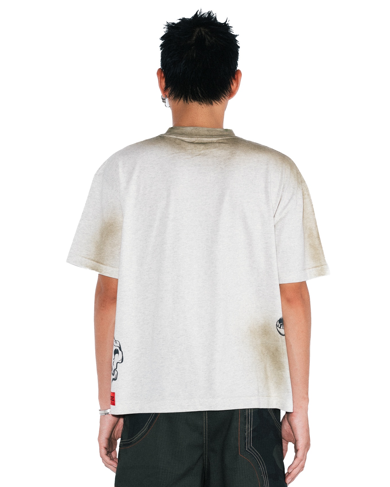 Bonedx Boxy Tee Dirt Wash