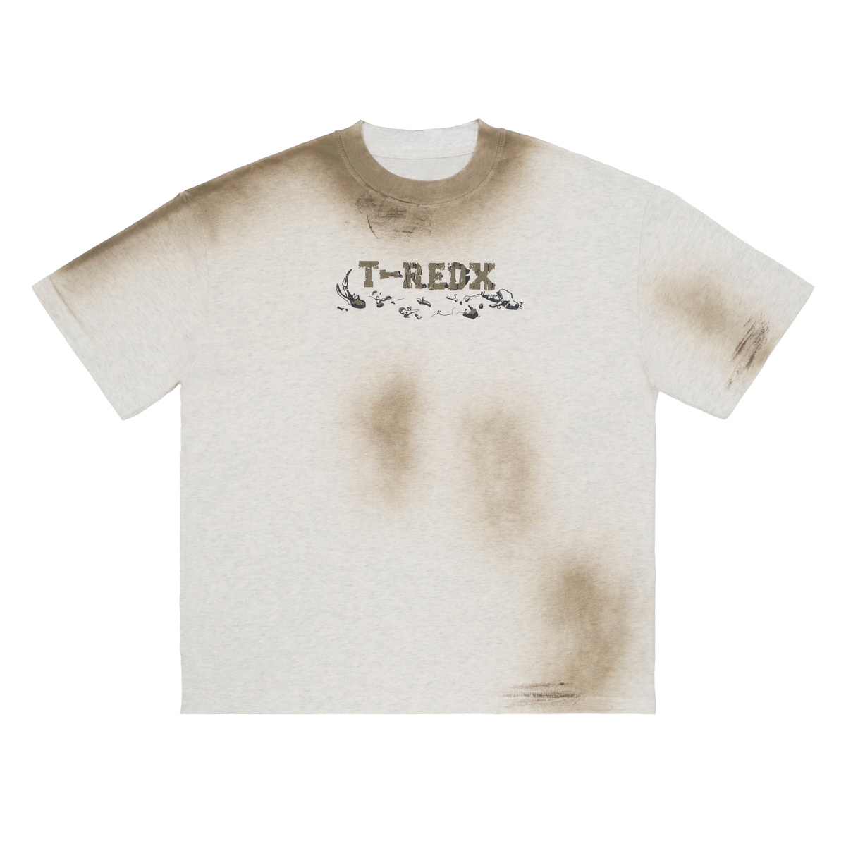 Bonedx Boxy Tee Dirt Wash
